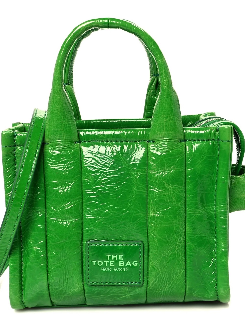 Marc Jacobs Neon Green Mini Tote Bag